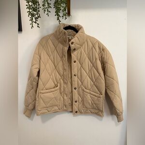 Maurices Tan Quilted Puffer Jacket